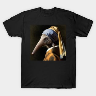 Wildlife Conservation - Pearl Earring Giant anteater Meme T-Shirt